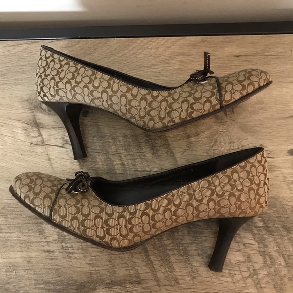 Coach | Shoes | Coach Brown Khaki Mari 